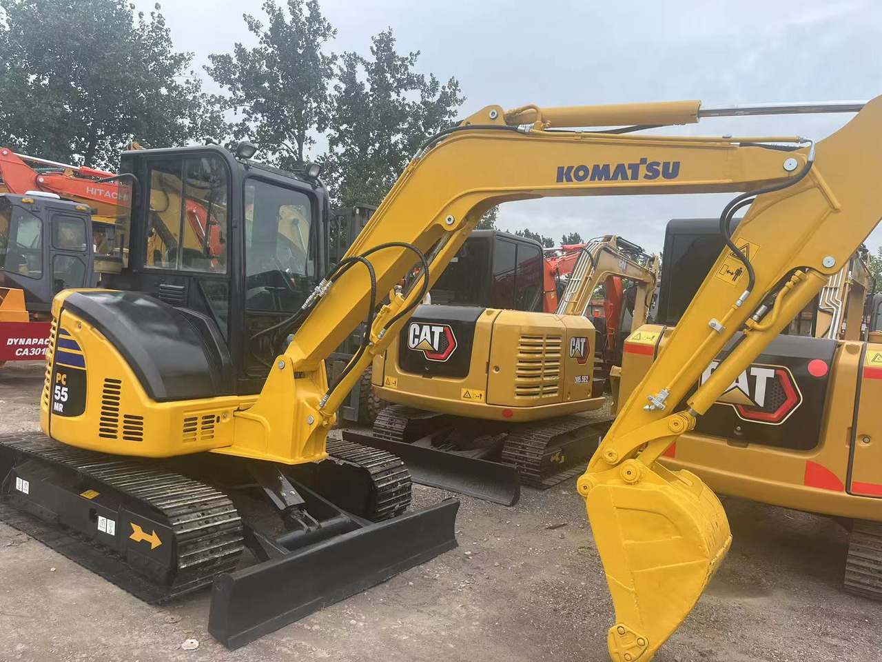 Komatsu PC55mr-3 - Мини багер: снимка 1 Komatsu PC55mr-3 - Мини багер: снимка 1