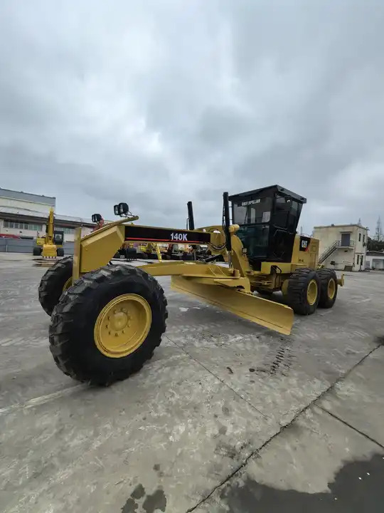 Грейдер Original Caterpillar brand motor grader 140K CAT road construction grader USA made 140K for sale: снимка 6