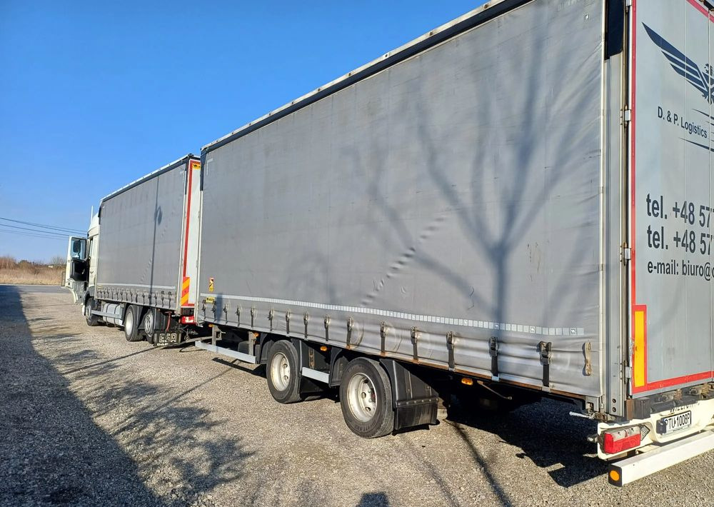 DAF XF 480 SUPER SPACE CAB / ZESTAW TANDEM PRZEJAZDOWY 120m3 - Камион с брезент: снимка 4 DAF XF 480 SUPER SPACE CAB / ZESTAW TANDEM PRZEJAZDOWY 120m3 - Камион с брезент: снимка 4