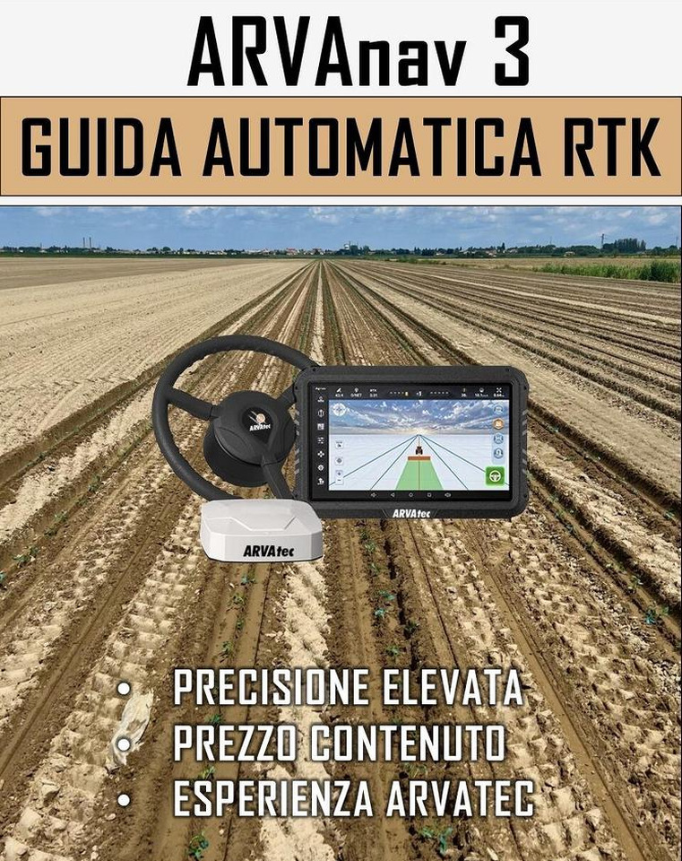 Guida satellitare RTK ARVANav3 - Навигационна система за Селскостопанска техника: снимка 3 Guida satellitare RTK ARVANav3 - Навигационна система за Селскостопанска техника: снимка 3