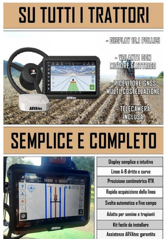 Guida satellitare RTK ARVANav3 - Навигационна система за Селскостопанска техника: снимка 4 Guida satellitare RTK ARVANav3 - Навигационна система за Селскостопанска техника: снимка 4