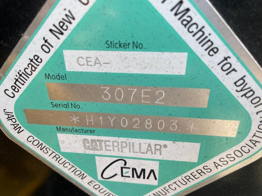 CAT 307E - Верижен багер: снимка 5 CAT 307E - Верижен багер: снимка 5