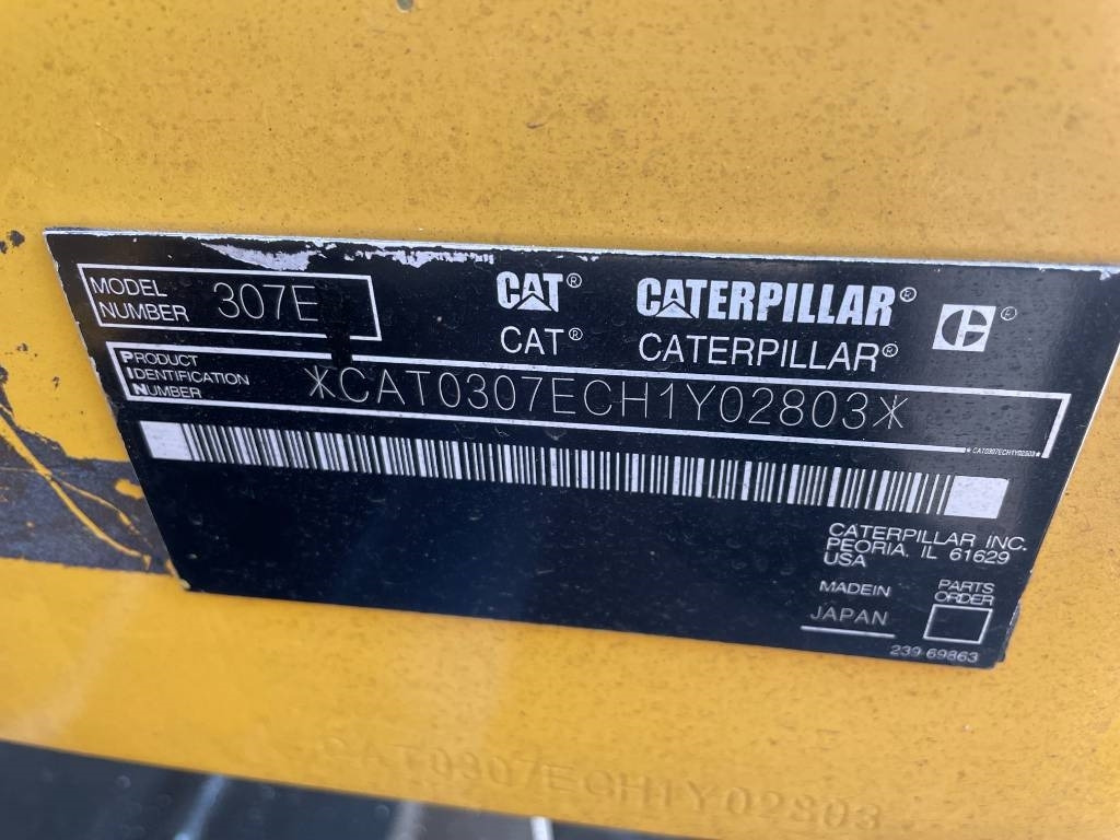 CAT 307E - Верижен багер: снимка 3 CAT 307E - Верижен багер: снимка 3