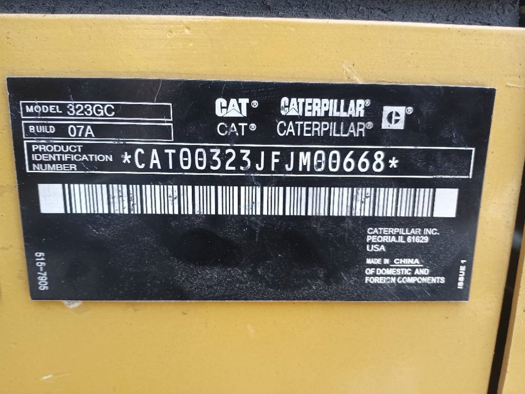 CAT 323GC - Верижен багер: снимка 5 CAT 323GC - Верижен багер: снимка 5