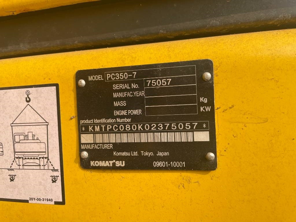 Komatsu PC 350-7 - Верижен багер: снимка 5 Komatsu PC 350-7 - Верижен багер: снимка 5