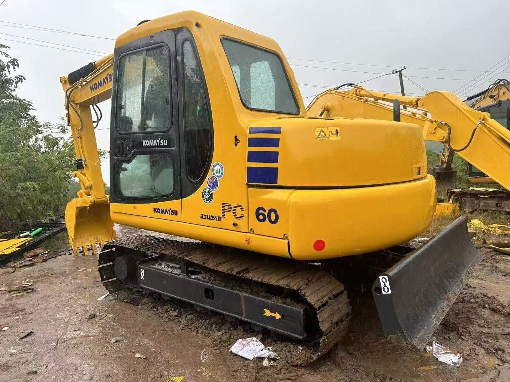 Komatsu PC 60 - Мини багер: снимка 1 Komatsu PC 60 - Мини багер: снимка 1