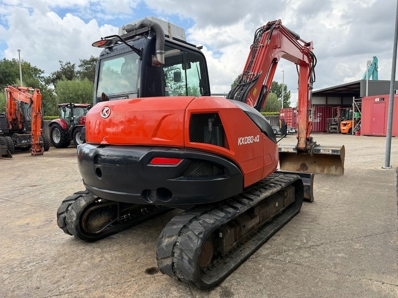 Kubota KX 080-4 - Мини багер: снимка 4 Kubota KX 080-4 - Мини багер: снимка 4