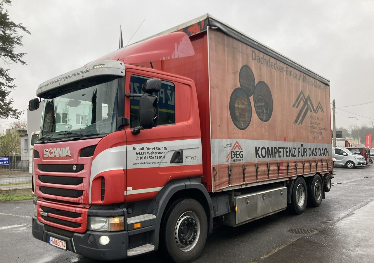Inna Inny Scania G320 Wózek PALFINGER Firanka Plandeka plandeka Moffett - Камион с брезент: снимка 2 Inna Inny Scania G320 Wózek PALFINGER Firanka Plandeka plandeka Moffett - Камион с брезент: снимка 2