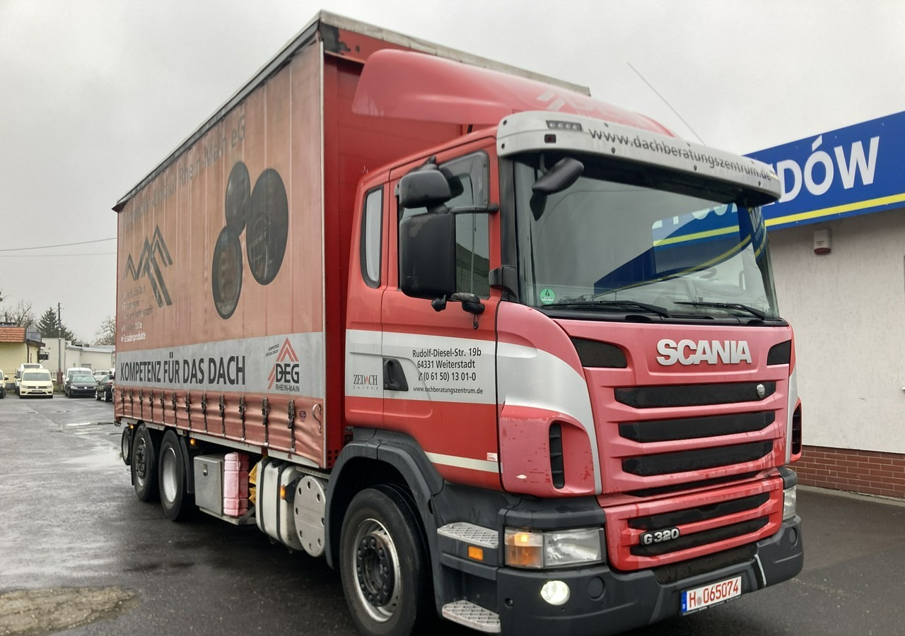 Inna Inny Scania G320 Wózek PALFINGER Firanka Plandeka plandeka Moffett - Камион с брезент: снимка 1 Inna Inny Scania G320 Wózek PALFINGER Firanka Plandeka plandeka Moffett - Камион с брезент: снимка 1