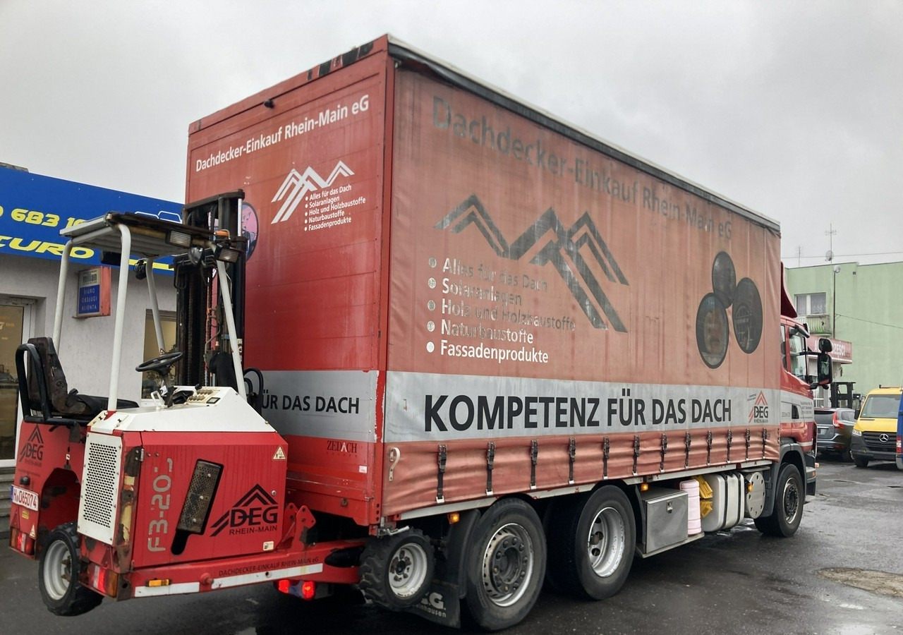 Inna Inny Scania G320 Wózek PALFINGER Firanka Plandeka plandeka Moffett - Камион с брезент: снимка 4 Inna Inny Scania G320 Wózek PALFINGER Firanka Plandeka plandeka Moffett - Камион с брезент: снимка 4
