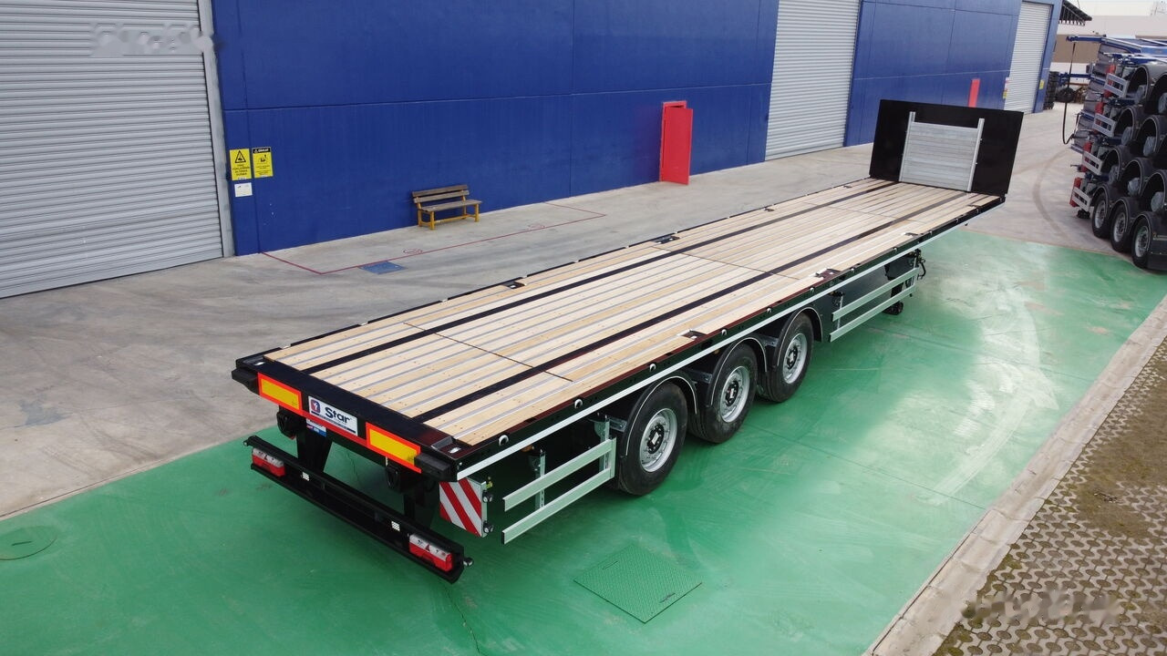 STAR YAGCILAR Heavy duty Platform - Бордово полуремарке/ Платформа: снимка 3 STAR YAGCILAR Heavy duty Platform - Бордово полуремарке/ Платформа: снимка 3