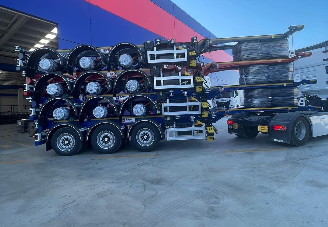 Star Yagcilar Telescopic container carrier - Контейнеровоз/ Сменна каросерия полуремарке: снимка 5 Star Yagcilar Telescopic container carrier - Контейнеровоз/ Сменна каросерия полуремарке: снимка 5