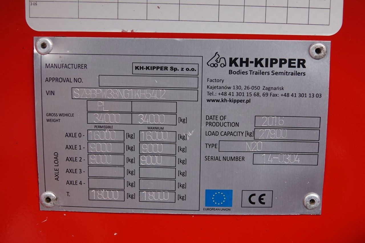 Лизинг на  Benalu WYWROTKA / 26 M3 / NACZEPA BEZRAMOWA  / N2O W1U Benalu WYWROTKA / 26 M3 / NACZEPA BEZRAMOWA  / N2O W1U: снимка 19
