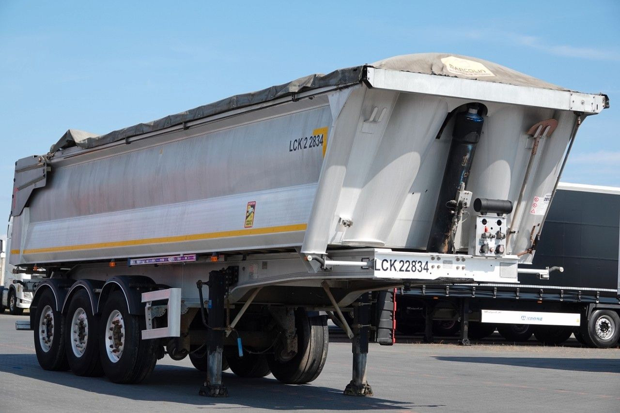 Benalu WYWROTKA 27 m3 / ALUMINIOWA / HYDRAULICZNA KLAPA - Самосвал полуремарке: снимка 1 Benalu WYWROTKA 27 m3 / ALUMINIOWA / HYDRAULICZNA KLAPA - Самосвал полуремарке: снимка 1