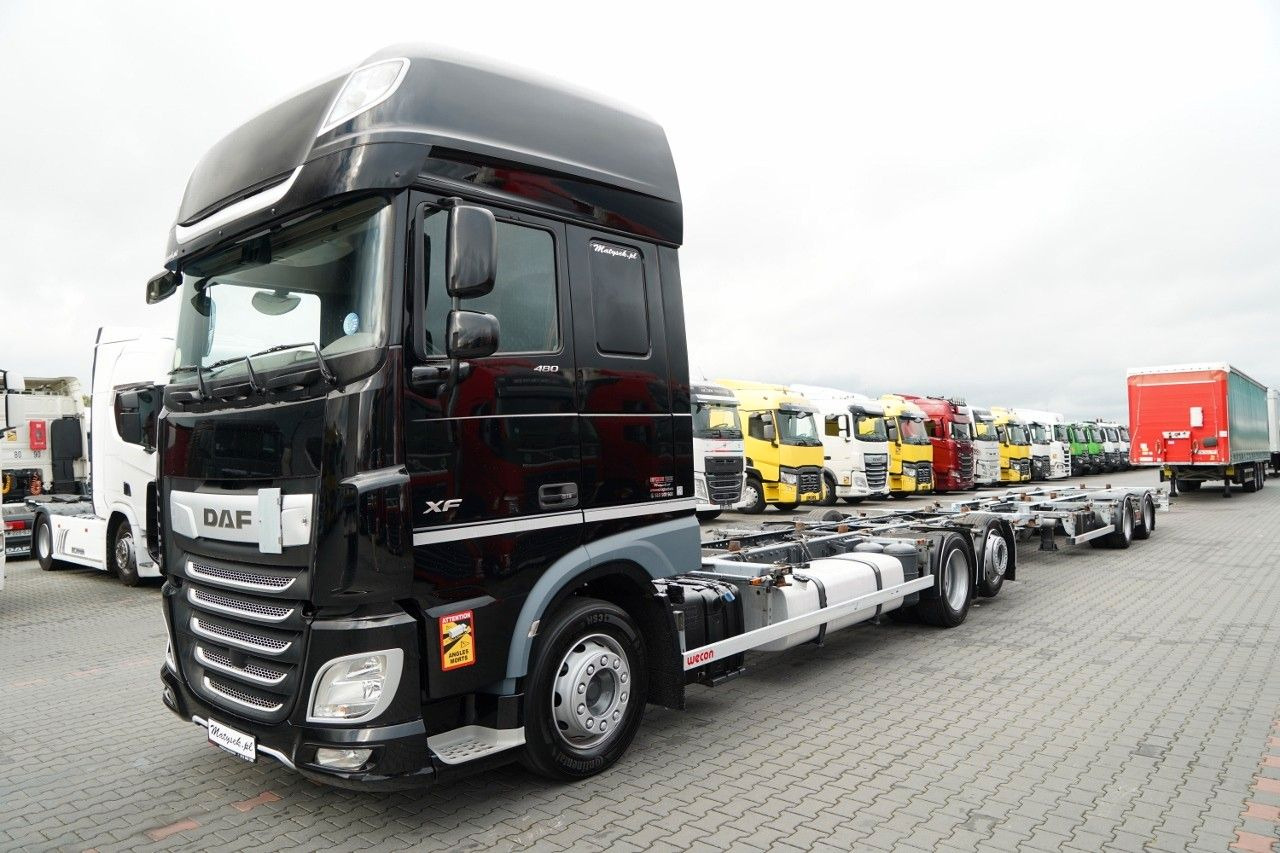 DAF XF 480 / BDF / 6X2 / ZESTAW TANDEM / SSC / I-PA - Контейнеровоз/ Сменна каросерия камион: снимка 2 DAF XF 480 / BDF / 6X2 / ZESTAW TANDEM / SSC / I-PA - Контейнеровоз/ Сменна каросерия камион: снимка 2