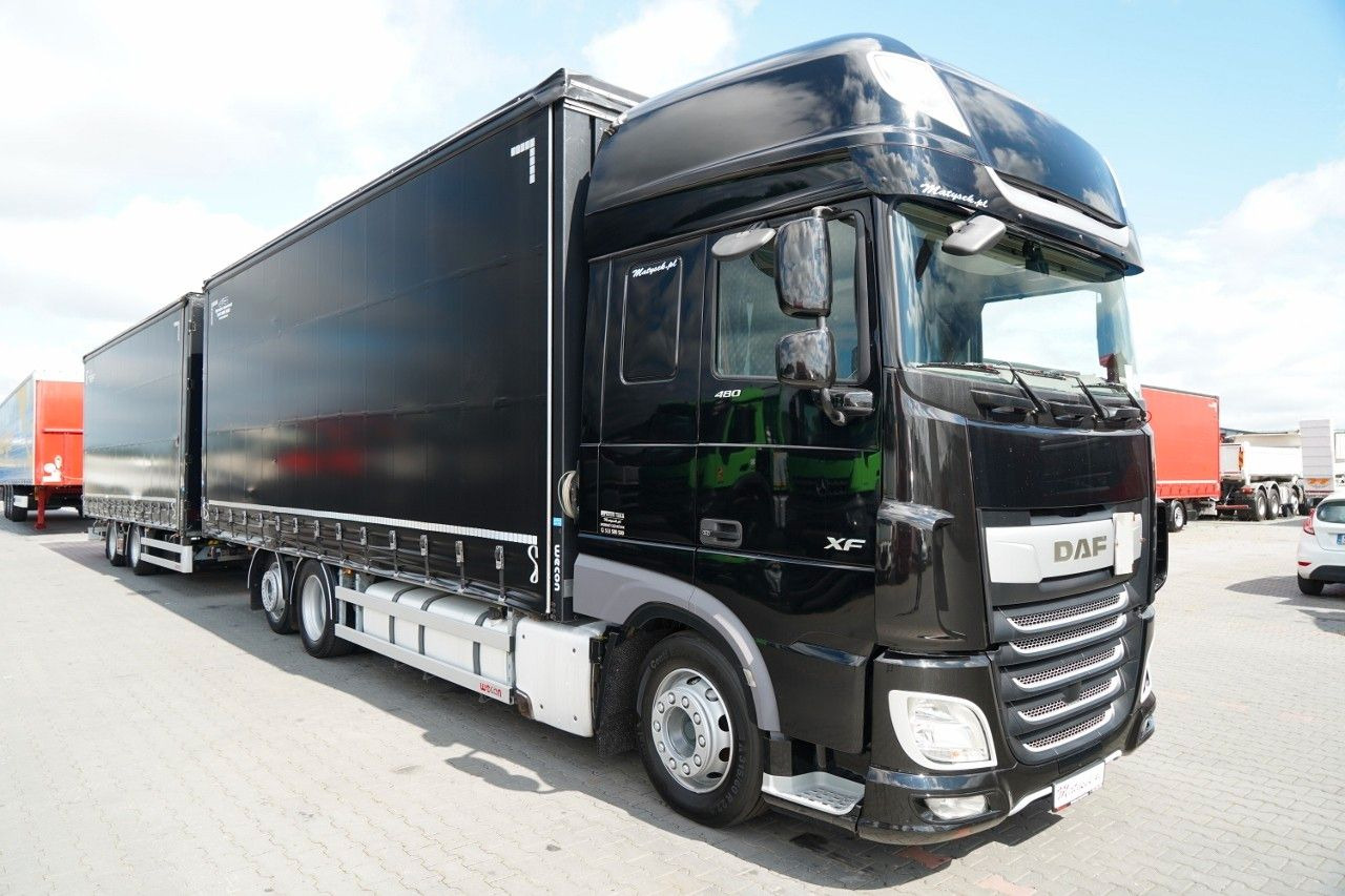 DAF XF 480 / I PARK-COOL / ZESTAW TANDEM / 120 M3 / - Камион с брезент: снимка 5 DAF XF 480 / I PARK-COOL / ZESTAW TANDEM / 120 M3 / - Камион с брезент: снимка 5