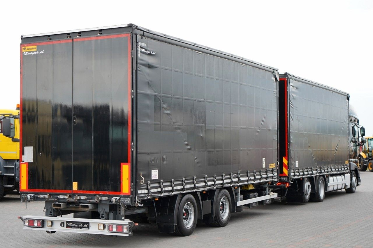 DAF XF 480 / ZESTAW TANDEM / 120 M3 / PRZEJAZDOWY / - Камион с брезент: снимка 4 DAF XF 480 / ZESTAW TANDEM / 120 M3 / PRZEJAZDOWY / - Камион с брезент: снимка 4