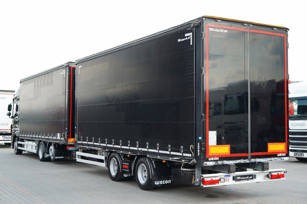 DAF XF 480 / ZESTAW TANDEM / 120 M3 / PRZEJAZDOWY / - Камион с брезент: снимка 2 DAF XF 480 / ZESTAW TANDEM / 120 M3 / PRZEJAZDOWY / - Камион с брезент: снимка 2