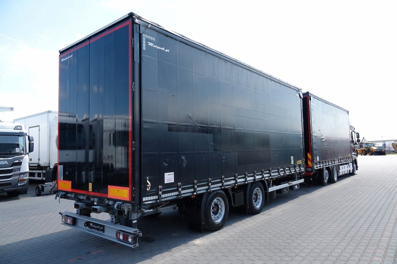 DAF XF 480 / ZESTAW TANDEM / 120 M3 / PRZEJAZDOWY / - Камион с брезент: снимка 4 DAF XF 480 / ZESTAW TANDEM / 120 M3 / PRZEJAZDOWY / - Камион с брезент: снимка 4