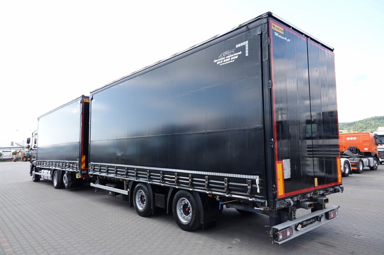 DAF XF 480 / ZESTAW TANDEM / 120 M3 / PRZEJAZDOWY / - Камион с брезент: снимка 2 DAF XF 480 / ZESTAW TANDEM / 120 M3 / PRZEJAZDOWY / - Камион с брезент: снимка 2