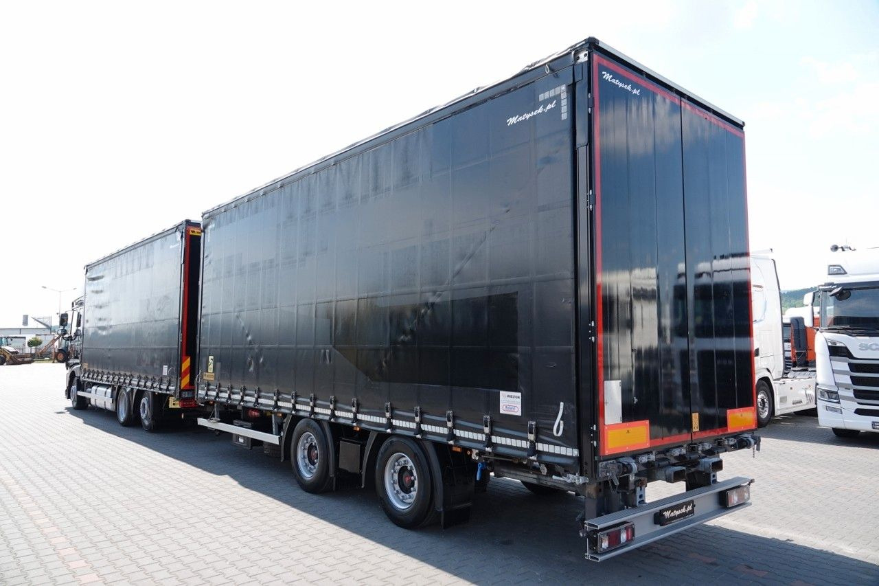 DAF XF 480 / ZESTAW TANDEM / 120 M3 / PRZEJAZDOWY / - Камион с брезент: снимка 3 DAF XF 480 / ZESTAW TANDEM / 120 M3 / PRZEJAZDOWY / - Камион с брезент: снимка 3