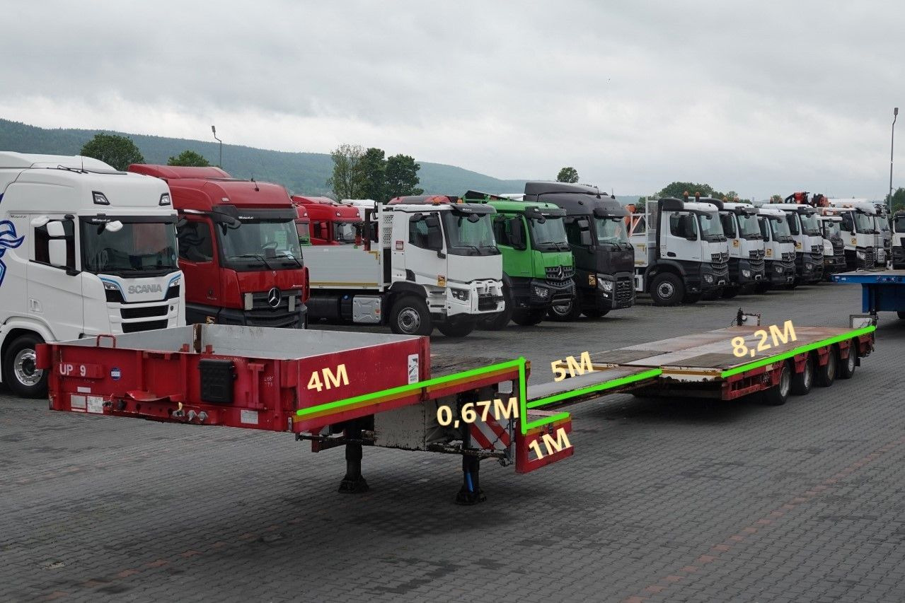 Faymonville NISKOPODWOZIE / STN-4AX / ROZCIĄGANA / 4 OSIE / - Нискорамна площадка полуремарке: снимка 2 Faymonville NISKOPODWOZIE / STN-4AX / ROZCIĄGANA / 4 OSIE / - Нискорамна площадка полуремарке: снимка 2