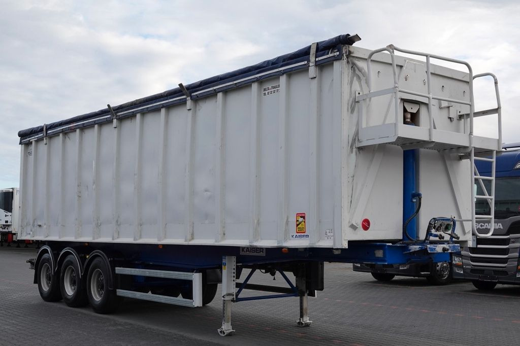 Kaiser WYWROTKA 55 m3 / ALUMINIOWA / WAGA: 5900 KG / SP - Брезентово полуремарке: снимка 1 Kaiser WYWROTKA 55 m3 / ALUMINIOWA / WAGA: 5900 KG / SP - Брезентово полуремарке: снимка 1