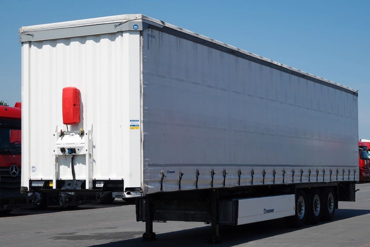 Krone FIRANKA / 2021 ROK / KOSZ NA PALETY / 2 OSIE POD - Брезентово полуремарке: снимка 2 Krone FIRANKA / 2021 ROK / KOSZ NA PALETY / 2 OSIE POD - Брезентово полуремарке: снимка 2