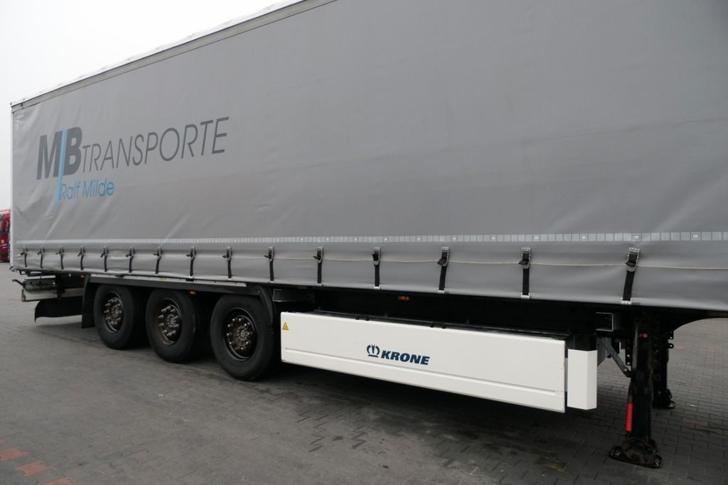 Брезентово полуремарке Krone FIRANKA STANDARD / 2020 ROK / OŚ PODNOSZONA: снимка 7