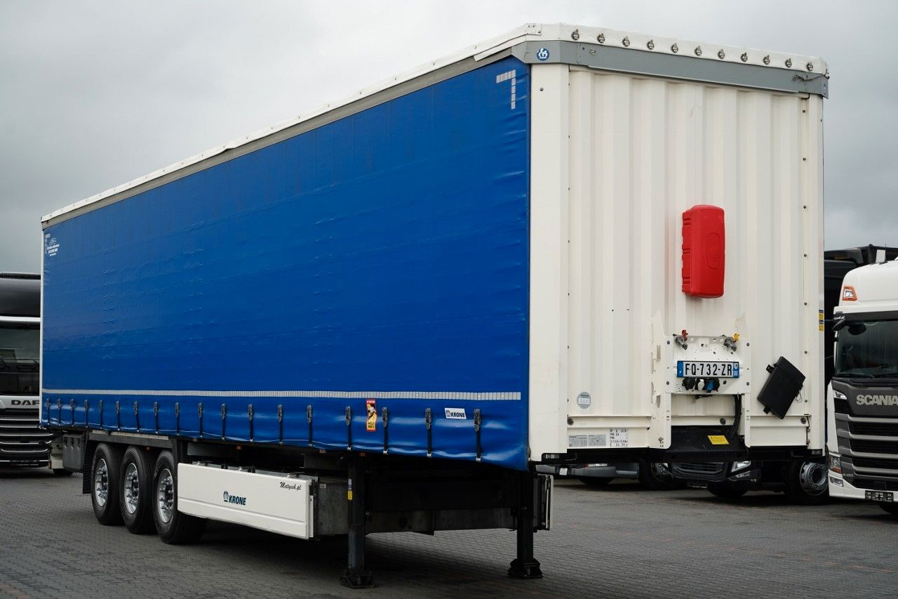 Krone FIRANKA / STANDARD / KOSZ NA PALETY / PLANDEKA - Брезентово полуремарке: снимка 1 Krone FIRANKA / STANDARD / KOSZ NA PALETY / PLANDEKA - Брезентово полуремарке: снимка 1