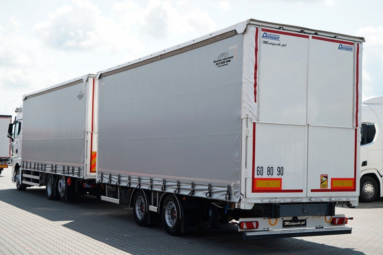 Камион с брезент MAN TGX 26.470 / ZESTAW TANDEM 120 M3 / PRZEJAZDOWY: снимка 6