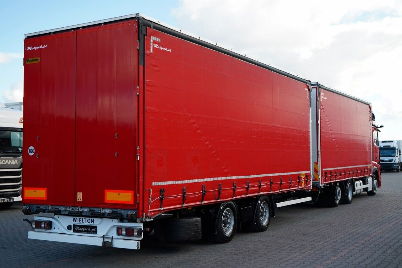 Mercedes-Benz ACTROS 2545 / ZESTAW TANDEM 120 M3 / PRZEJAZDOW - Камион с брезент: снимка 4 Mercedes-Benz ACTROS 2545 / ZESTAW TANDEM 120 M3 / PRZEJAZDOW - Камион с брезент: снимка 4