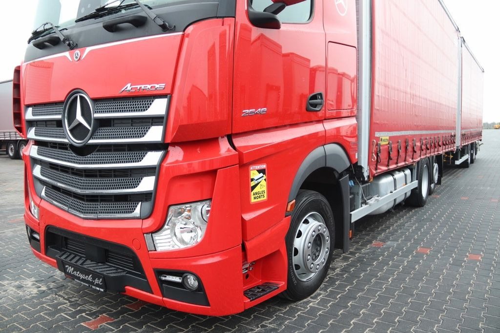 Камион с брезент Mercedes-Benz ACTROS 2548/JUMBO TRUCK 120 M3/VEHICULAR/I-COOL: снимка 10