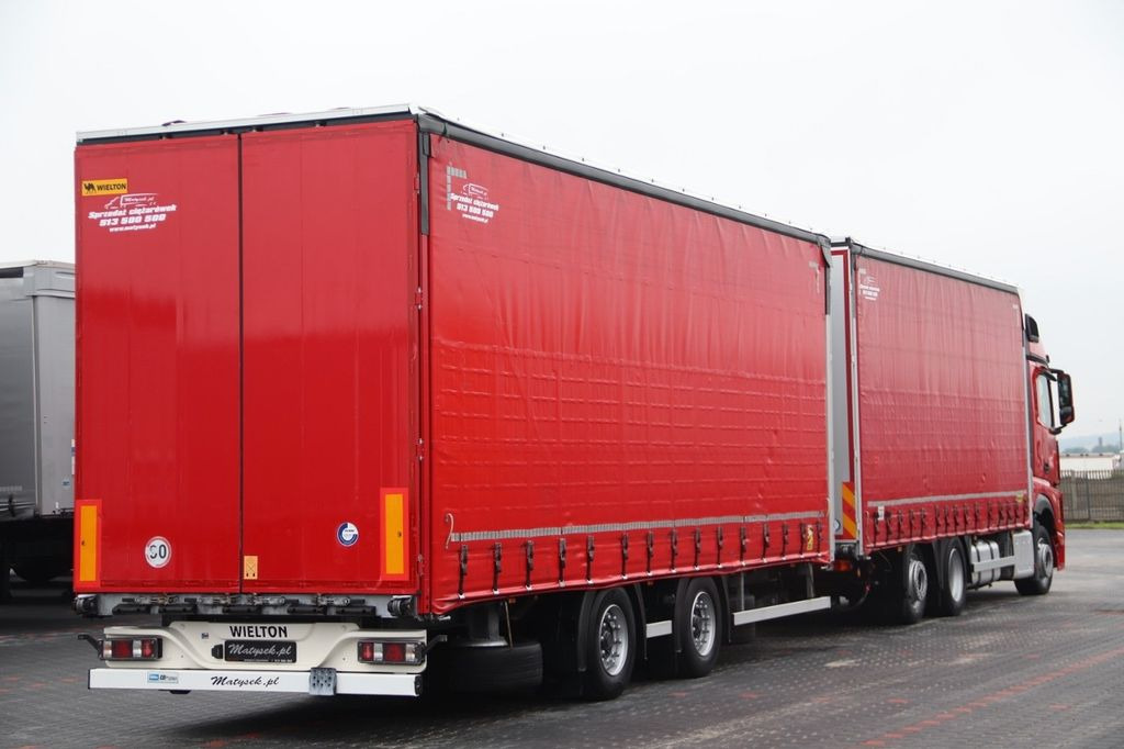 Камион с брезент Mercedes-Benz ACTROS 2548/JUMBO TRUCK 120 M3/VEHICULAR/I-COOL: снимка 7