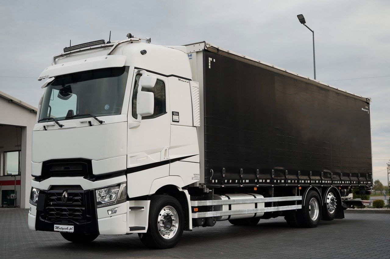 Renault T 440 / 6X2 / SOLÓWKA / FIRANKA 9.5 M / I-PARK C - Камион с брезент: снимка 2 Renault T 440 / 6X2 / SOLÓWKA / FIRANKA 9.5 M / I-PARK C - Камион с брезент: снимка 2
