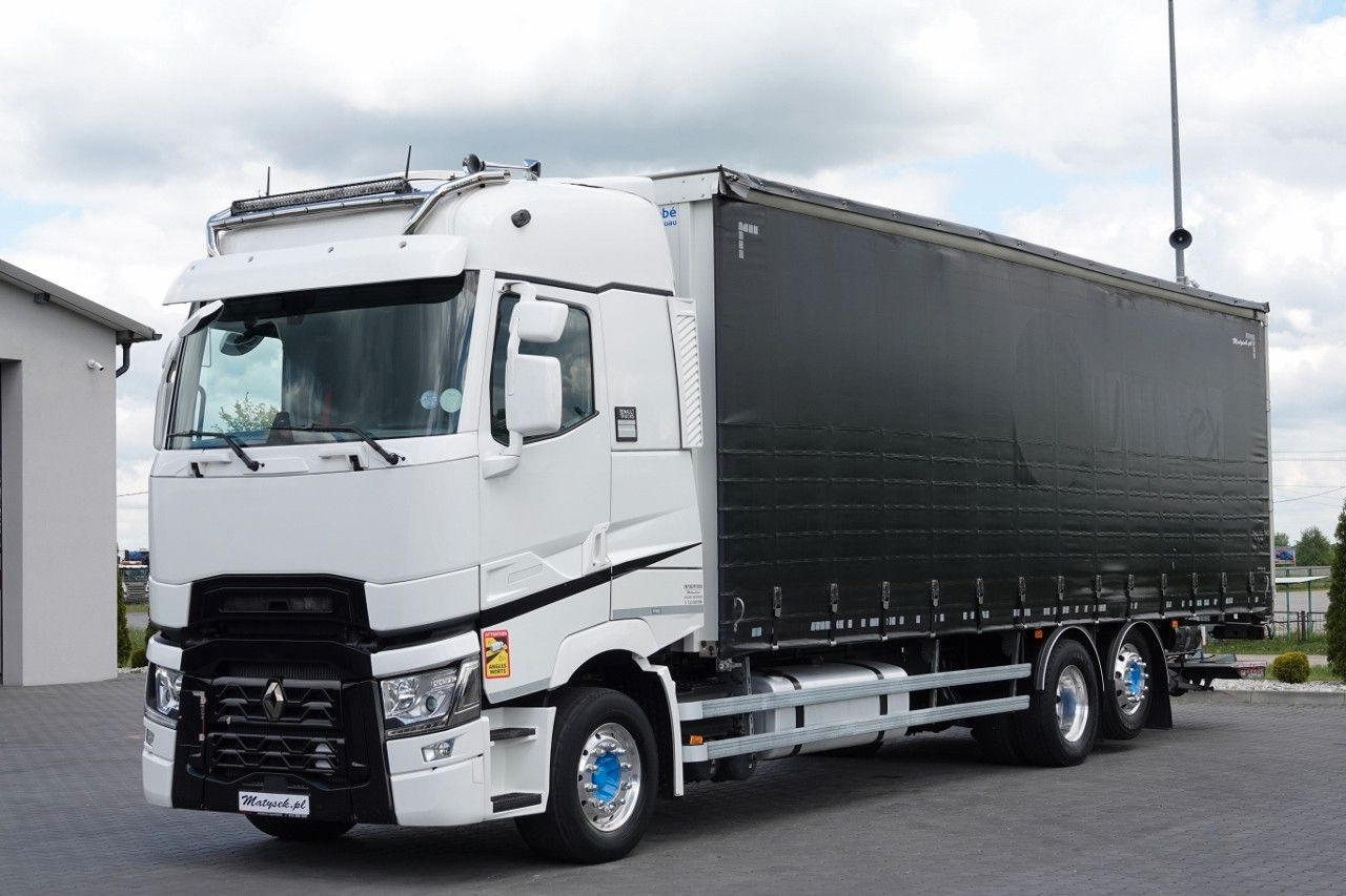 Renault T 440 / 6X2 / SOLÓWKA / FIRANKA 9.5 M / I-PARK C - Камион с брезент: снимка 2 Renault T 440 / 6X2 / SOLÓWKA / FIRANKA 9.5 M / I-PARK C - Камион с брезент: снимка 2