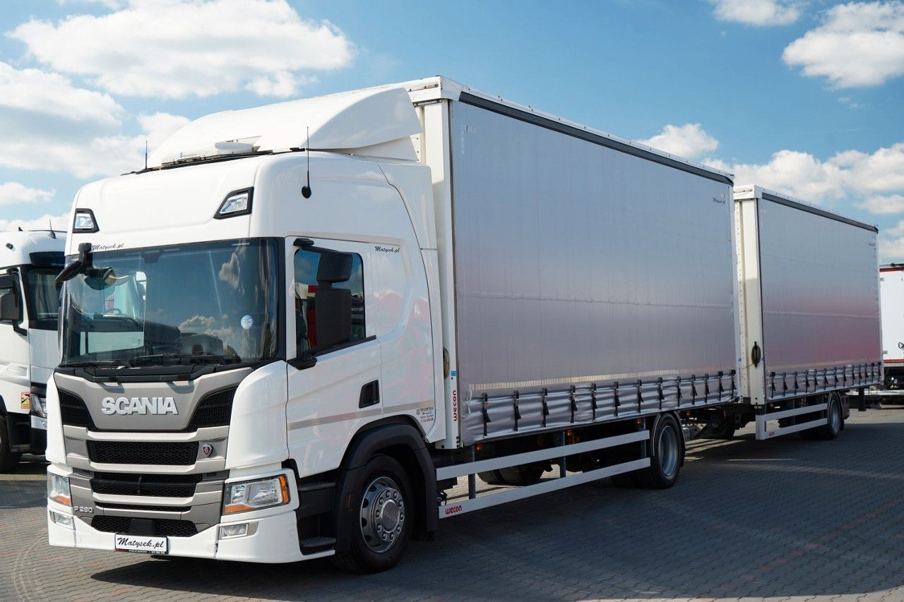 Scania P 280 / ZESTAW TANDEM / 120 M3 / WECON / 2022 R - Камион с брезент: снимка 3 Scania P 280 / ZESTAW TANDEM / 120 M3 / WECON / 2022 R - Камион с брезент: снимка 3