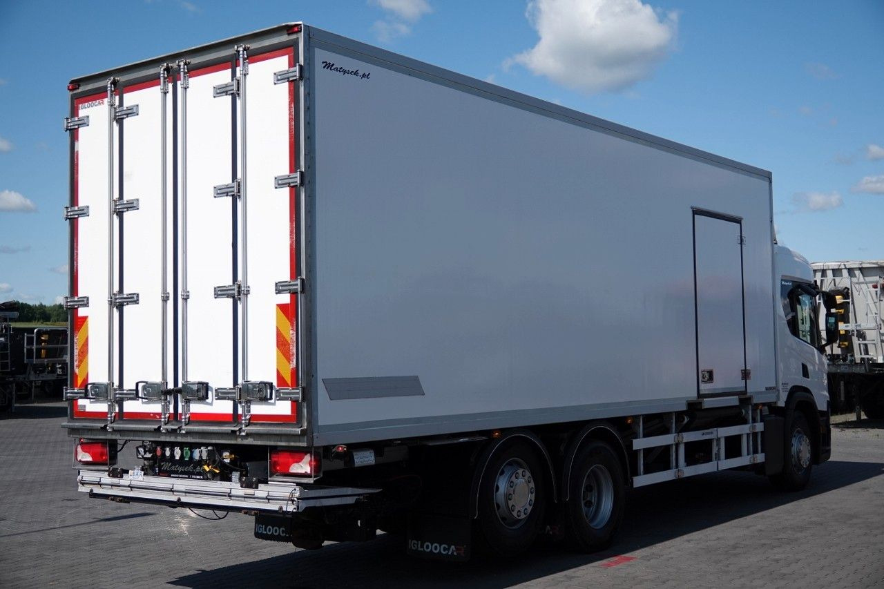 Scania P 410 / 6X2 /CHŁODNIA / SLÓWKA / Agregat THERMO - Рефрижератор камион: снимка 4 Scania P 410 / 6X2 /CHŁODNIA / SLÓWKA / Agregat THERMO - Рефрижератор камион: снимка 4