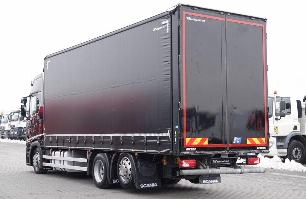 Scania R 410 / 6x2 / FIRANKA - 7,8 m / SOLÓWKA / PODNOS - Камион с брезент: снимка 2 Scania R 410 / 6x2 / FIRANKA - 7,8 m / SOLÓWKA / PODNOS - Камион с брезент: снимка 2
