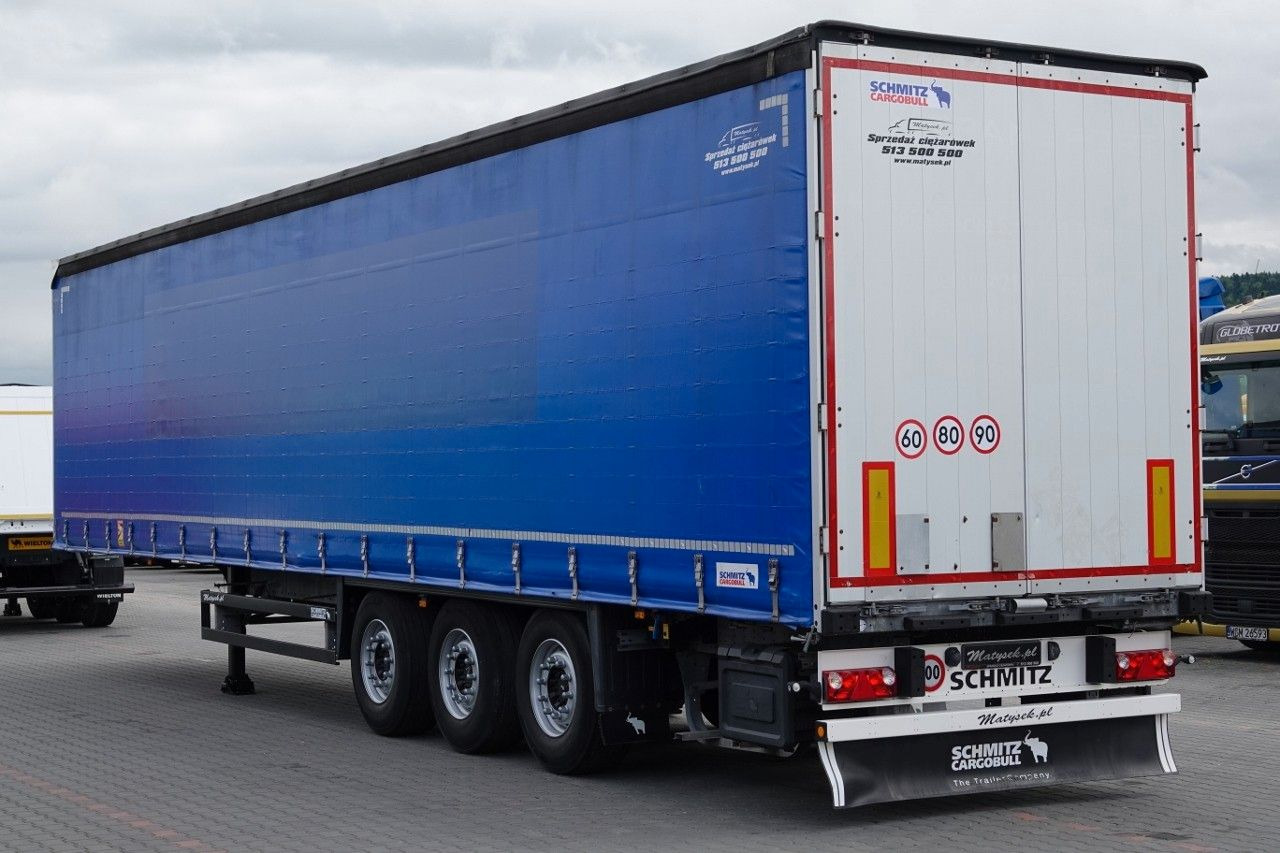 Schmitz Cargobull FIRANKA / STANDARD / OŚ PODNOSZONA / SPROWADZONA - Брезентово полуремарке: снимка 3 Schmitz Cargobull FIRANKA / STANDARD / OŚ PODNOSZONA / SPROWADZONA - Брезентово полуремарке: снимка 3