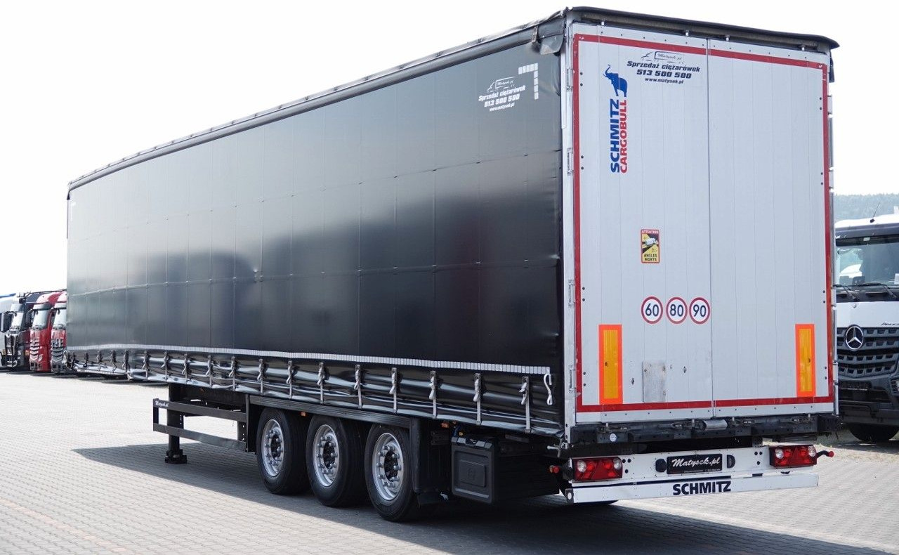 Schmitz Cargobull FIRANKA / VARIOS / 385/55 R22,5 / DACH PODNOSZO - Брезентово полуремарке: снимка 3 Schmitz Cargobull FIRANKA / VARIOS / 385/55 R22,5 / DACH PODNOSZO - Брезентово полуремарке: снимка 3