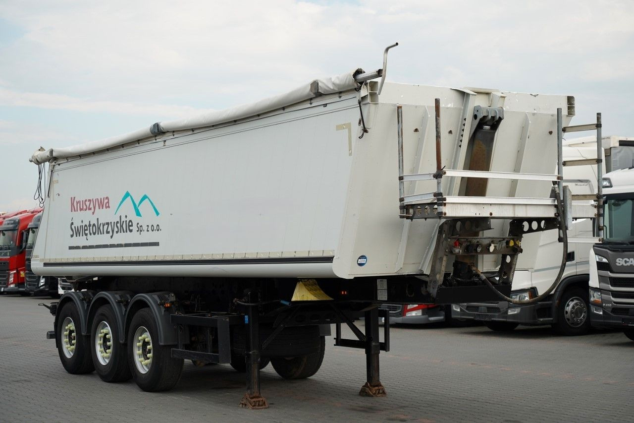 Schmitz Cargobull / WYWROTKA / ALUMINIOWA / OŚ PODNOSZONA / OSIE - Самосвал полуремарке: снимка 1 Schmitz Cargobull / WYWROTKA / ALUMINIOWA / OŚ PODNOSZONA / OSIE - Самосвал полуремарке: снимка 1