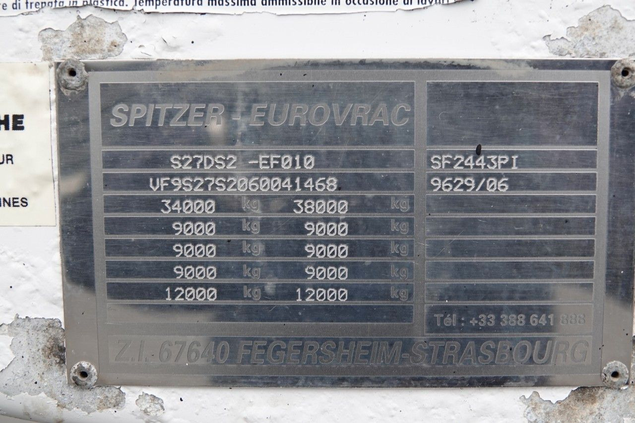 Цистерна за насипни товари Spitzer CEMENTONACZEPA / 43 000 L / SILOS / 3 KOMORY / O: снимка 18