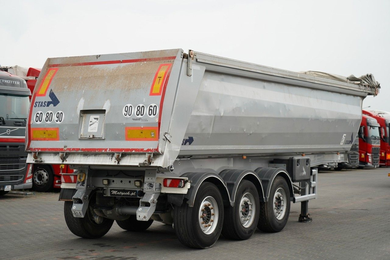 Stas WYWROTKA / 26m3 / ALUMINIOWA / OŚ PONOSZONA / S - Самосвал полуремарке: снимка 4 Stas WYWROTKA / 26m3 / ALUMINIOWA / OŚ PONOSZONA / S - Самосвал полуремарке: снимка 4