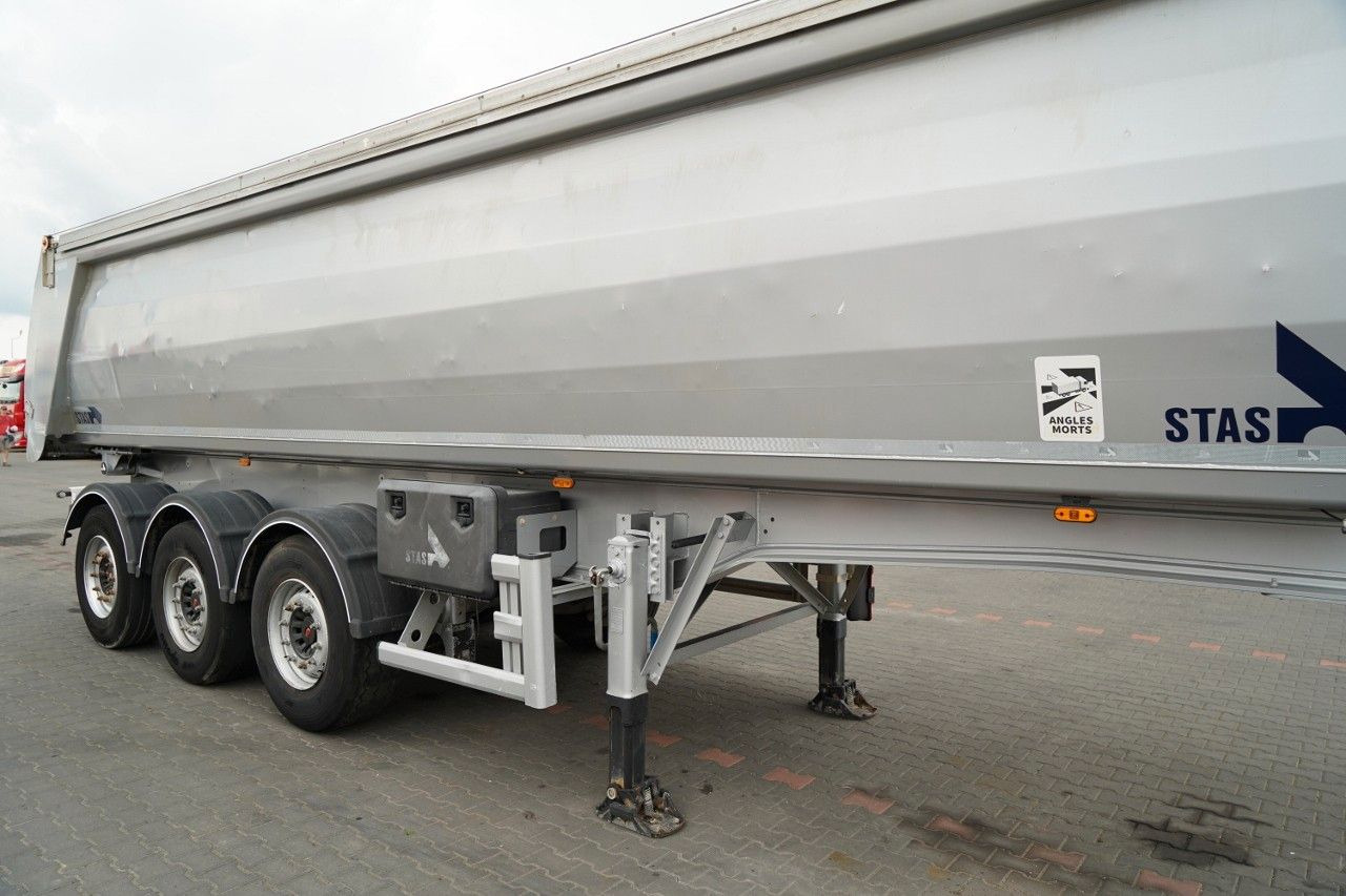 Stas WYWROTKA / 26m3 / ALUMINIOWA / OŚ PONOSZONA / S - Самосвал полуремарке: снимка 5 Stas WYWROTKA / 26m3 / ALUMINIOWA / OŚ PONOSZONA / S - Самосвал полуремарке: снимка 5