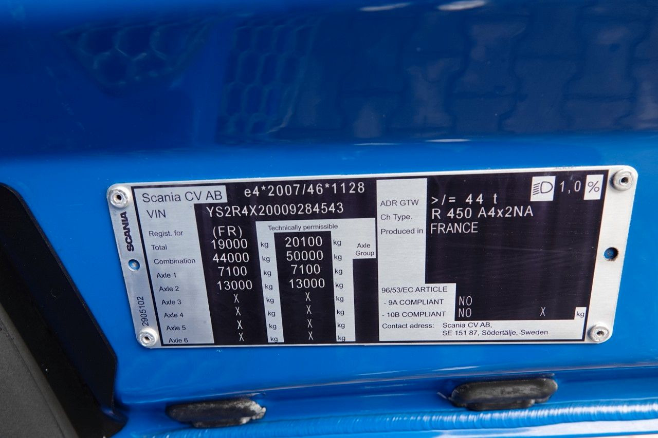 Влекач Scania R 450 / RETARDER / HYDRAULIKA / ALUFELGI / I-PAR: снимка 18