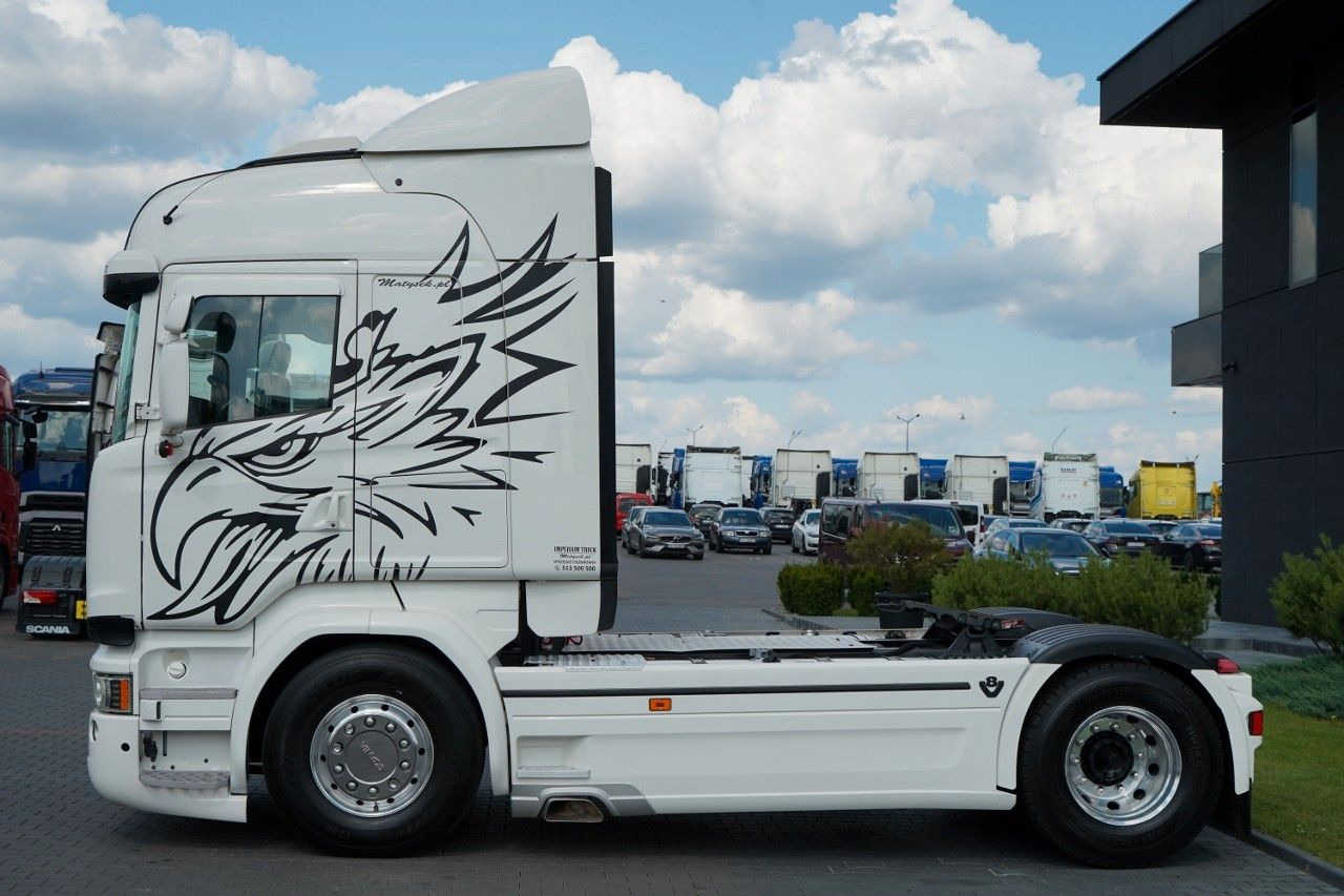 Scania R 580 / V8 / RETARDER / CAŁA NA PODUSZKACH - Влекач: снимка 3 Scania R 580 / V8 / RETARDER / CAŁA NA PODUSZKACH - Влекач: снимка 3