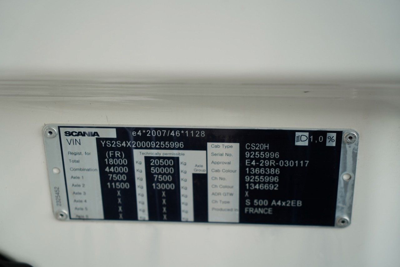 Влекач Scania S 500 / MEGA / RETARDER / LOW DECK / PO KONTRAKC: снимка 18