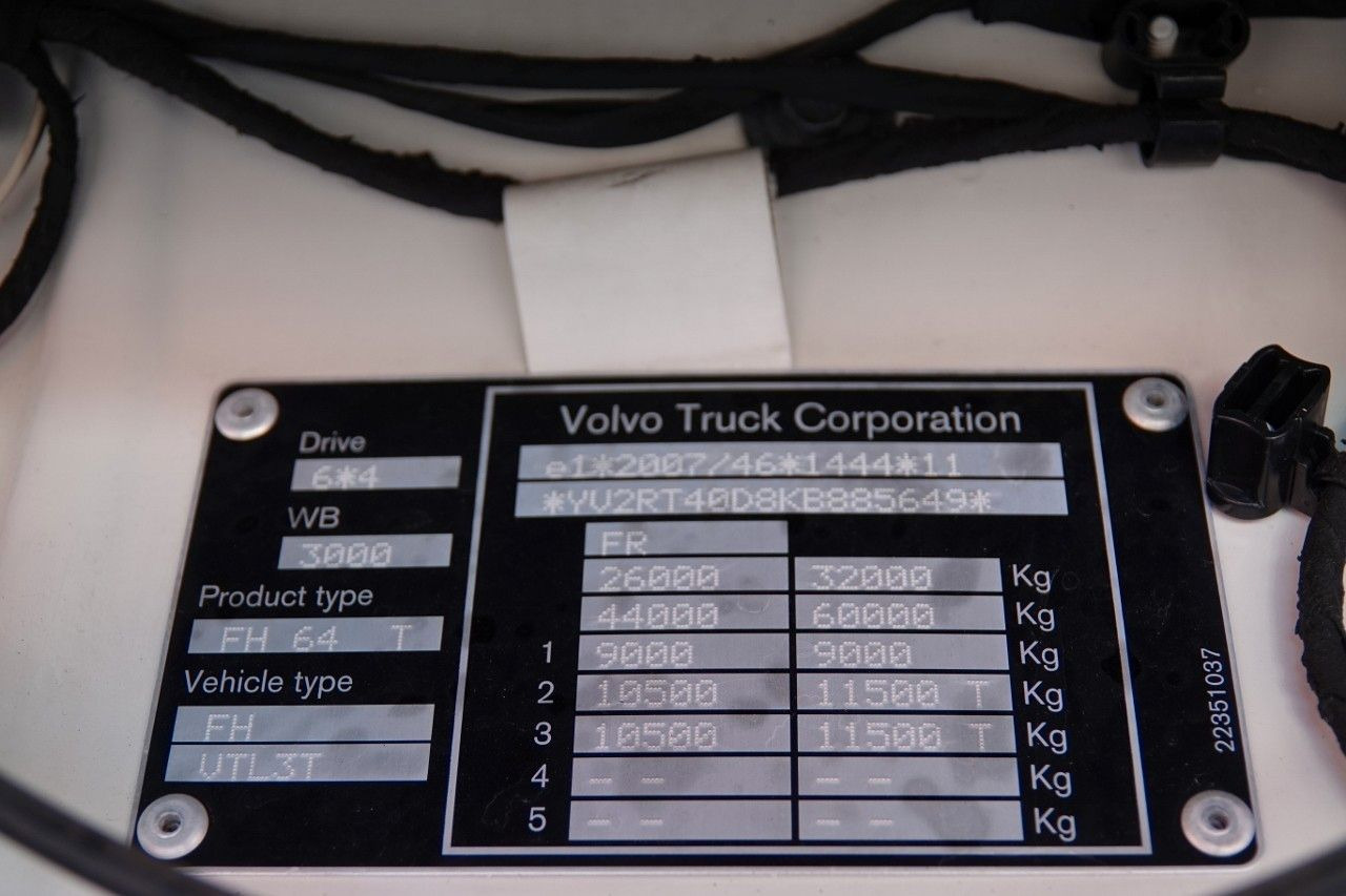 Влекач Volvo FH 500 / 6X4 / HYDRAULIKA / RETARDER / I-PARK CO: снимка 18