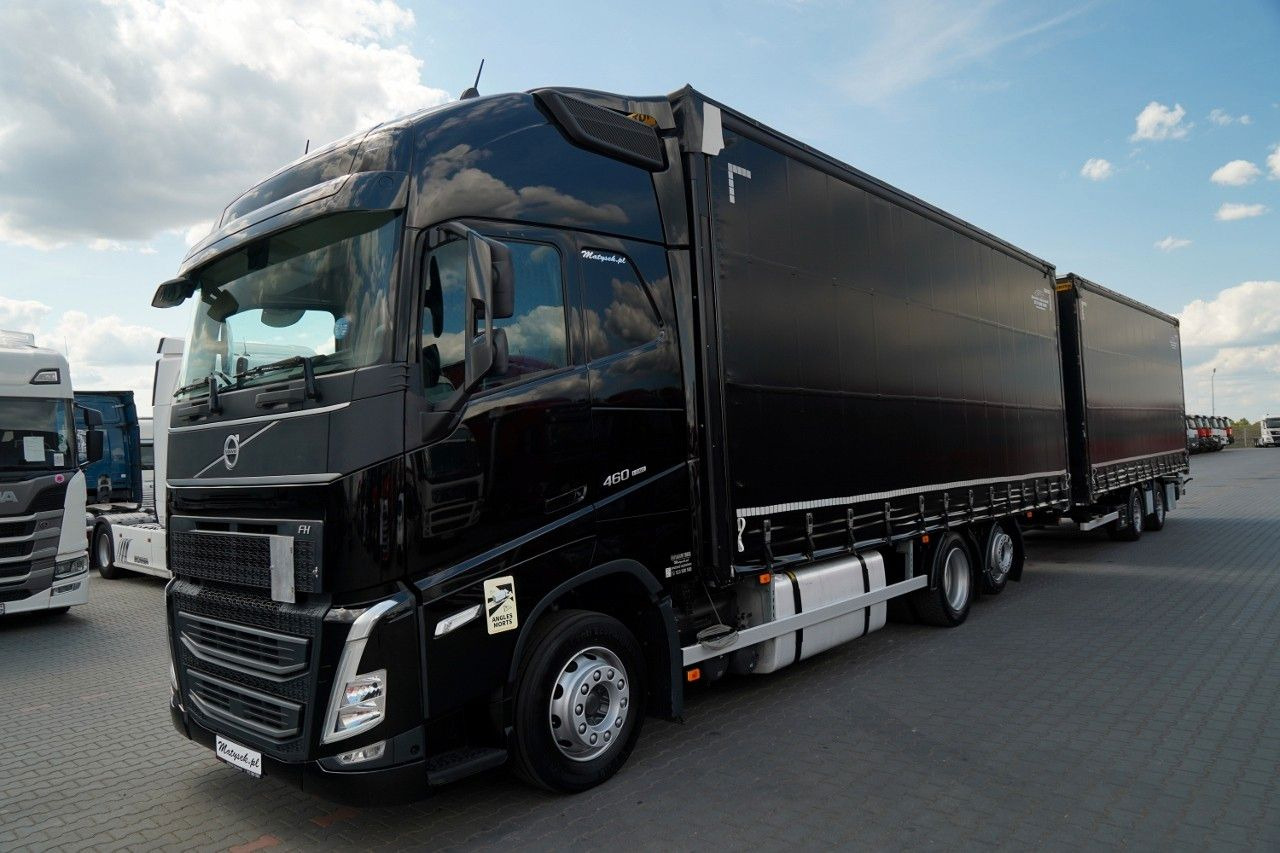 Volvo FH 460 / I-SAVE / XXL / ZESTAW TANDEM PRZEJAZDOW - Камион с брезент: снимка 2 Volvo FH 460 / I-SAVE / XXL / ZESTAW TANDEM PRZEJAZDOW - Камион с брезент: снимка 2